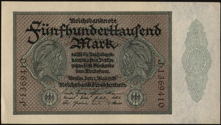 R.087c 500.000 Mark 1923 Reichsdruck (1) 
