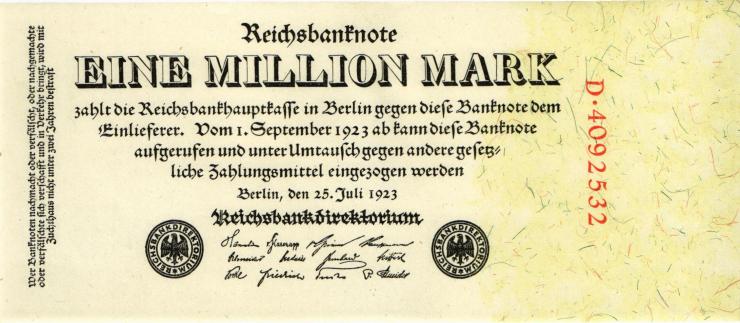 R.092a 1 Million Mark 1923 Reichsdruck (1) 