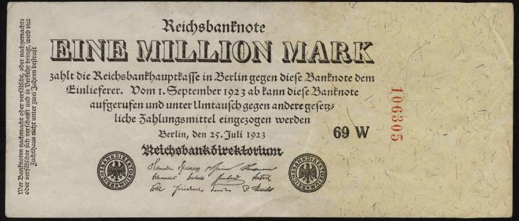 R.092b 1 Million Mark 1923 (3) 