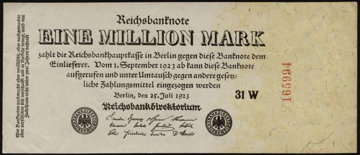 R.092c: 1 Million Mark 1923 (3) 