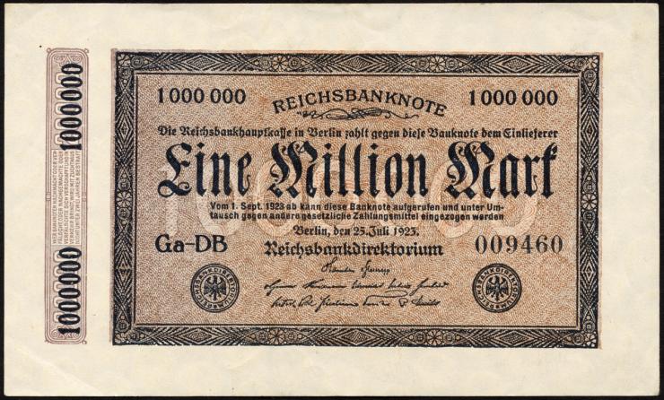 R.093 1 Million Mark 1923 Kölner Provisorium (2+) 