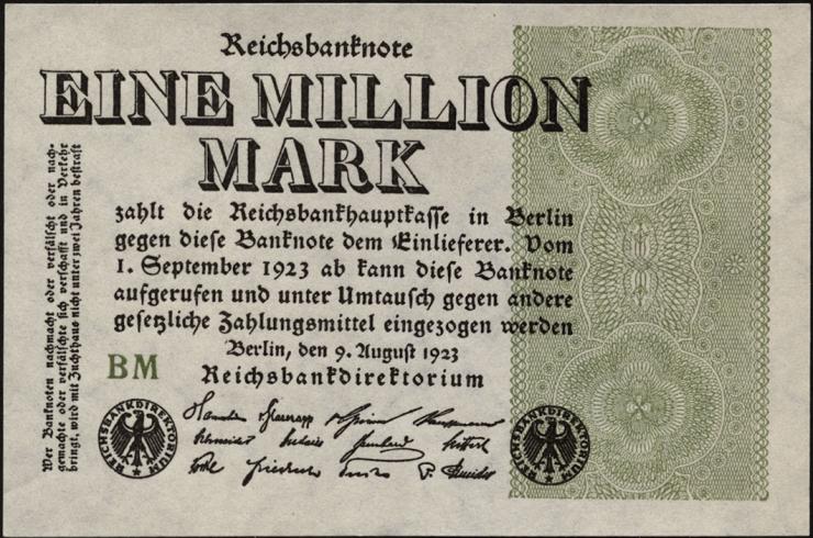 R.101d: 1 Mio. Mark 1923 (1) 