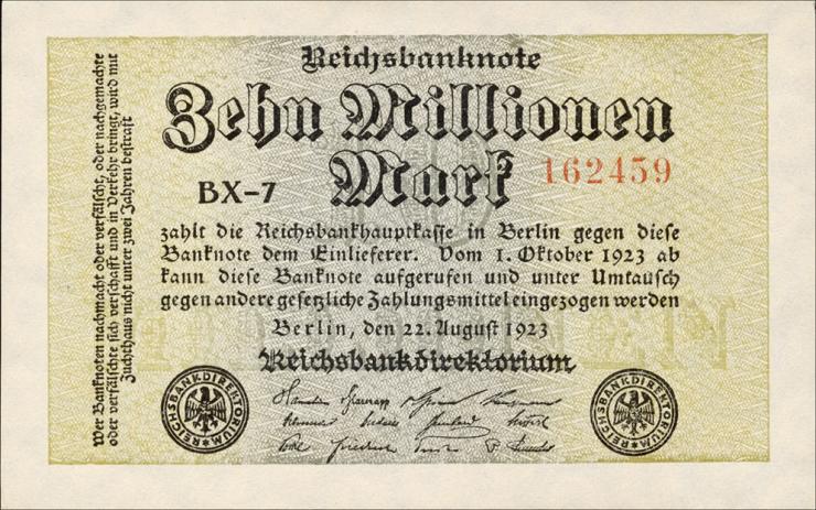 R.105c 10 Mio. Mark 1923 (1) 