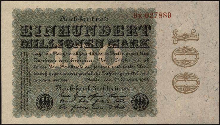 R.106c 100 Mio. Mark 1923 Firmendruck (1) 