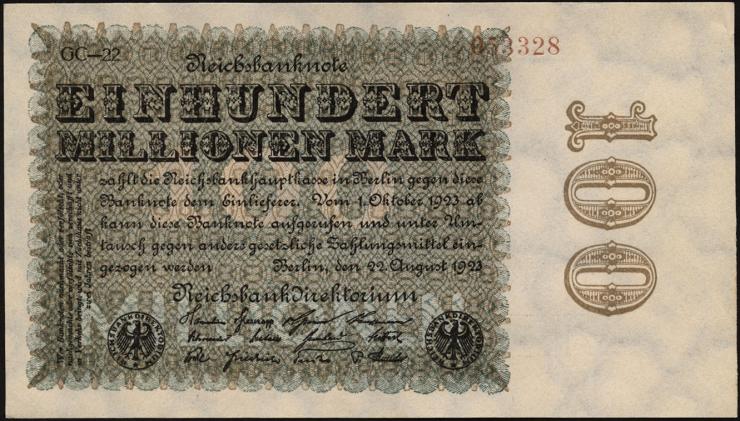 R.106u 100 Mio. Mark 1923 (1) 