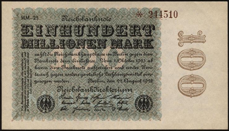 R.106v 100 Mio. Mark 1923 (1) 