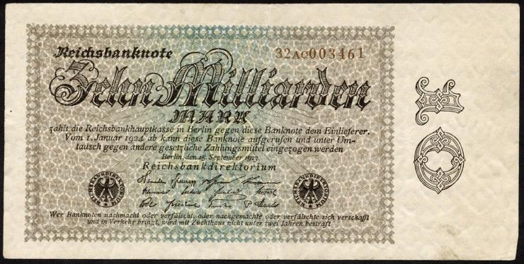 R.113d: 10 Milliarden Mark 1923 (2) 