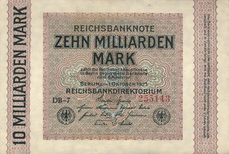 R.114c: 10 Milliarden Mark 1923 (1/1-) 