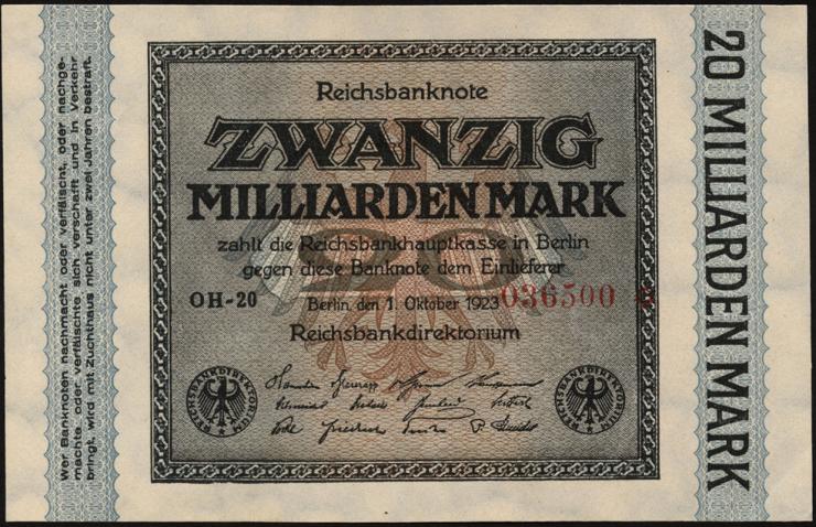 R.115h: 20 Milliarden Mark 1923 (1/1-) 