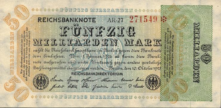 R.117e: 50 Milliarden Mark 1923 (1) 