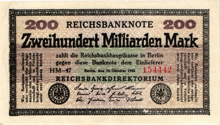 R.118b: 200 Milliarden Mark 1923 (2) 