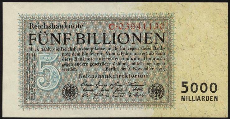 R.127a: 5 Billionen Mark 1923 (1) 