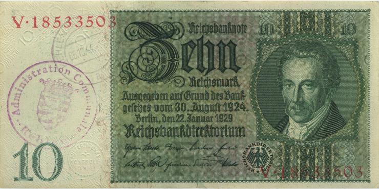 R.173f: 100 Reichsmark 1929 Kehlen (2) 
