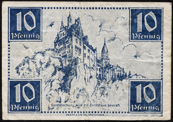 R.215a: Württemberg 10 Pfennig 1947 (3) 