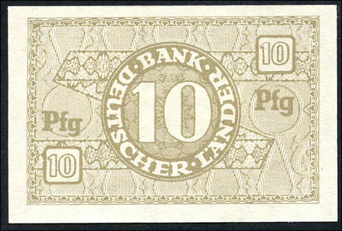 R.251 10 Pfennig Bank Deutscher Länder (1948) (1) Fehldruck 