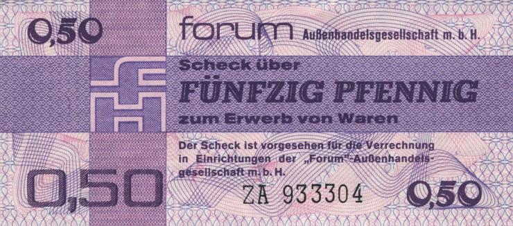 R.367b 50 Pfennig 1979 Forum Ersatznote ZA (1) 