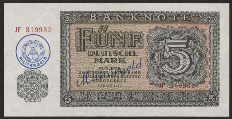 R.384: 5 DM (1955) Militärgeld (1) 