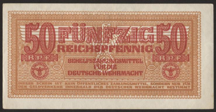 R.504: Wehrmachtsausgabe 50 Reichspfennig (1942) (1/1-) 