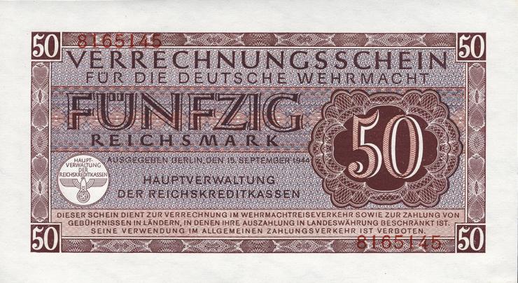 R.514: Deutsche Wehrmacht 50 Reichsmark 1944 (1/1-) 