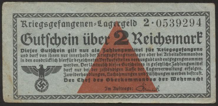 R.519a: Kriegsgefangenengeld 2 Reichsmark (1939) (3) 