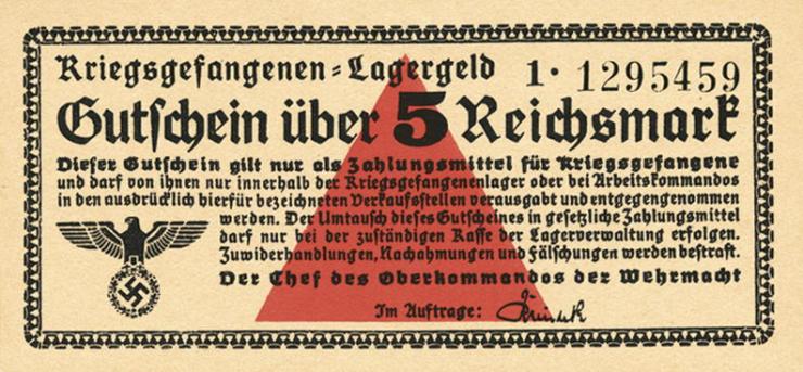 R.520b: Kriegsgefangenengeld 5 Reichsmark (1939)  (1) 