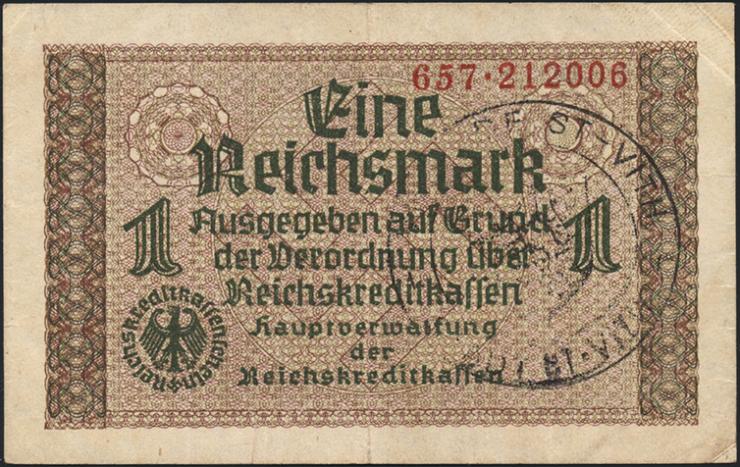R.551e: 1 Reichsmark (1939) Reichskreditkasse (3) 