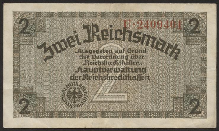 R.552a: 2 Reichsmark 7-stellig (1939) (3) 