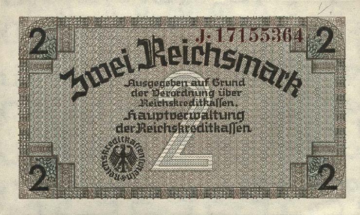 R.552F: 2 Reichsmark (1939) braune KN (1) 