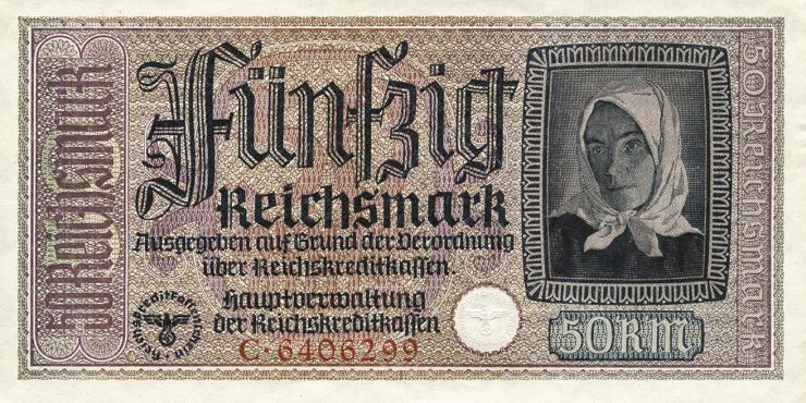 R.555a: 50 Reichsmark (1939) Reichskreditkasse (1) 