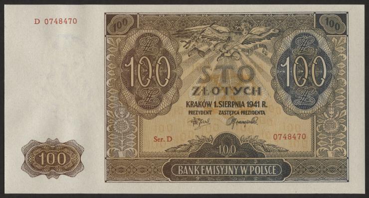 R.583: 100 Zlotych 1941 (1) 