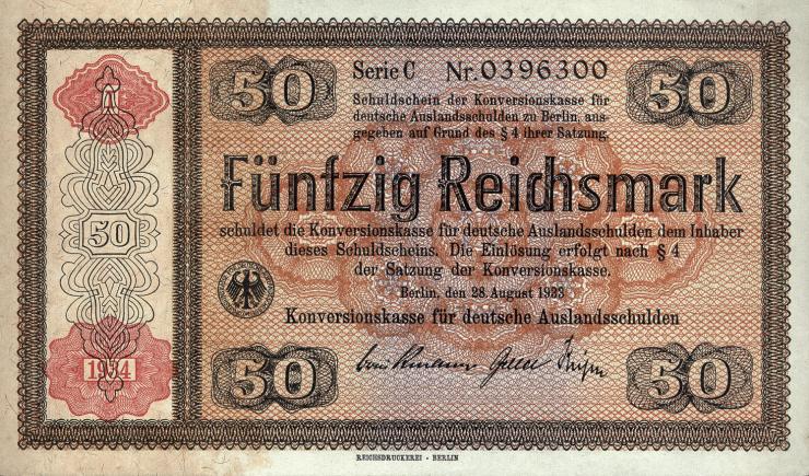 R.712a: Konversionskasse 50 Reichsmark 1934 (1) 