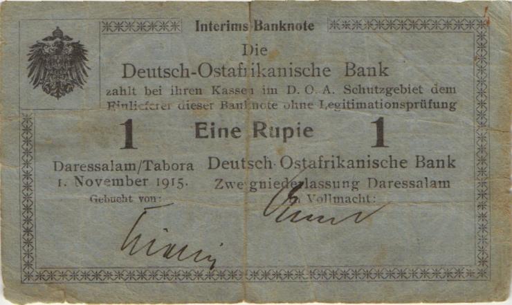 R.914a: Deutsch-Ostafrika 1 Rupie 1915 A (4) 