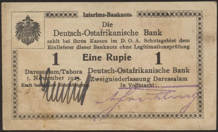 R.916g: Deutsch-Ostafrika 1 Rupie 1915 (3) 