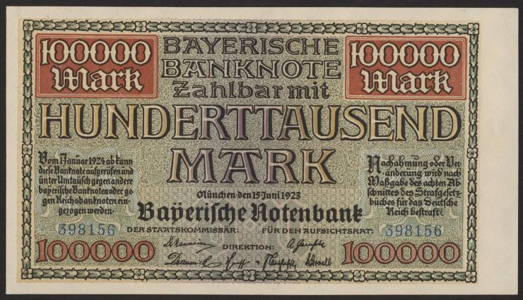 R-BAY 09: 100.000 Mark 1923 (1) 