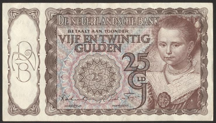 Niederlande / Netherlands P.060 25 Gulden 1944 (2) 