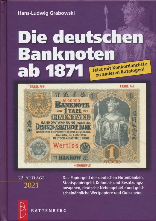 "Rosenberg-Katalog" Die deutschen Banknoten ab 1871 22. Auflage 2020/21 