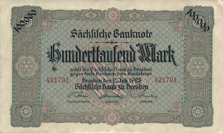R-SAX 15: 100.000 Mark 1923 (3) 