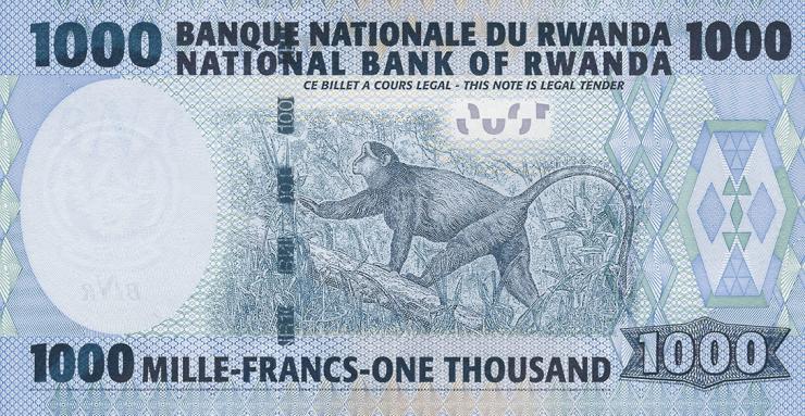 Ruanda / Rwanda P.31 1000 Francs 2004 (1) 