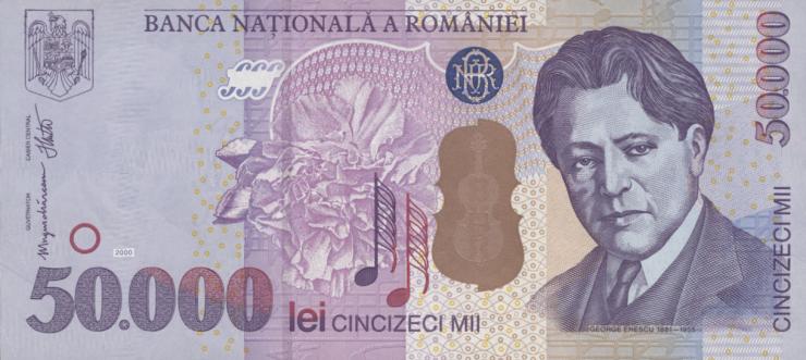 Rumänien / Romania P.109A 50000 Lei 2000 (1) 