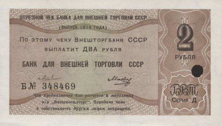 Russland / Russia P.FX153d 2 Rubel 1979 (1) 