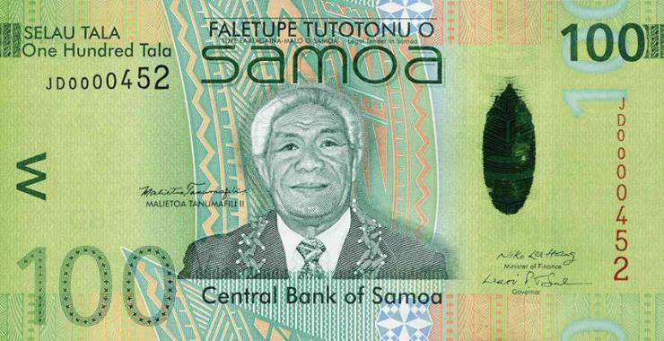 Samoa P.43 100 Tala (2008) (1) 