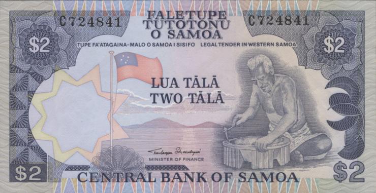 Samoa P.25 2 Tala (1985) (1) 