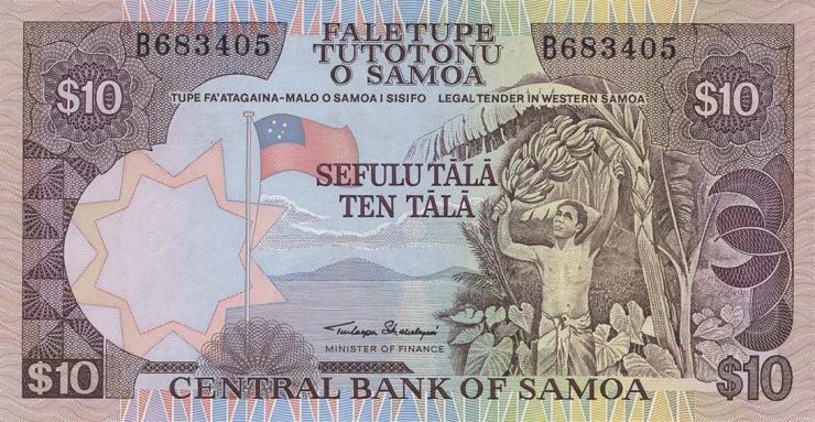Samoa P.27 10 Tala (1985) (1) 