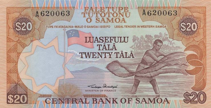Samoa P.28 20 Tala (1985) (1) 