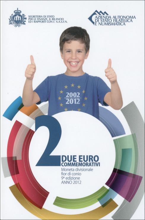 San Marino 2 Euro 2012 Euro Bargeld 