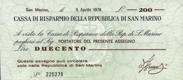 San Marino P.S102 200 Lire 1976 (1) 