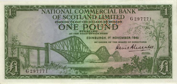 Schottland / Scotland P.269 1 Pound 1961 (1) 
