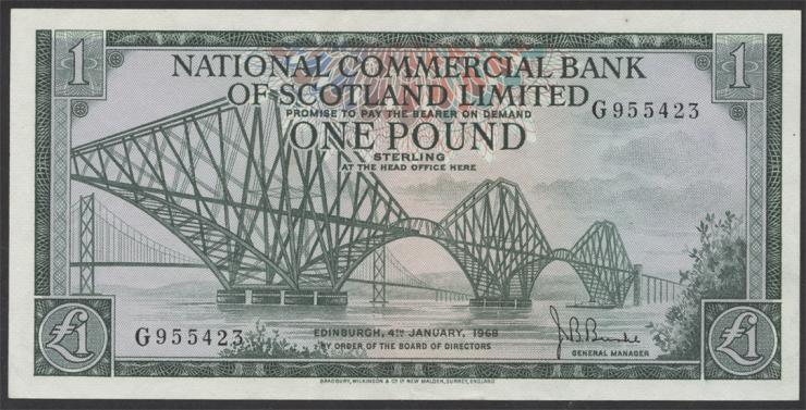 Schottland / Scotland P.274 1 Pound 1968 (2+) 