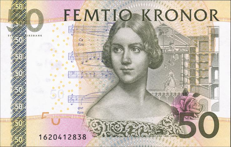 Schweden / Sweden P.64c 50 Kronen 2011 (1) 