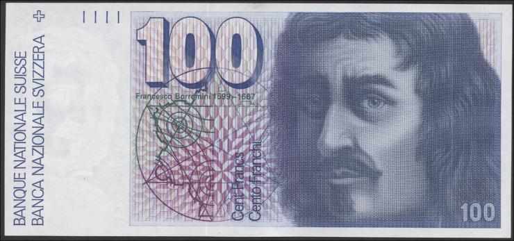 Schweiz / Switzerland P.57m 100 Franken 1993 (1) 